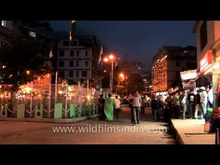 Gangtok market at night, Sikkim