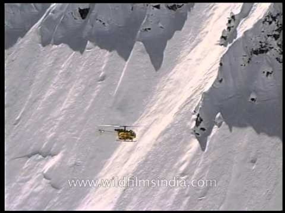 Scenic flight over the Himalayas