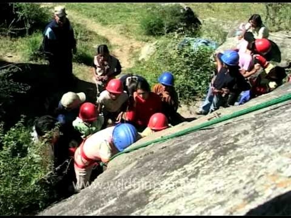 Rock climbing class