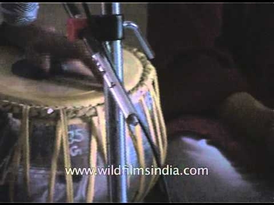 Duet of Tabla and Harmonium on mother's birthday at the Aurobindo Ashram