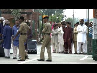 Wagah Border crossing stadium