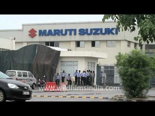 Security at Maruti Suzuki's Manesar plant