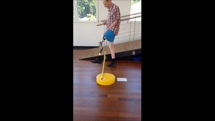 Franchissement d'un obstacle avec le genou Génium