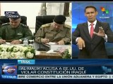 Primer ministro iraquí pide calma a fuerzas armadas