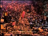 Enlivened devotees at Sabarimala