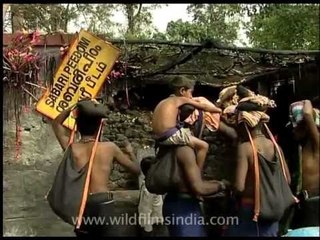 Piercing arrows ritual at Sabari Peedam's Sharamkuthi