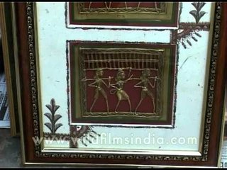Dhokra Warli paintings at Dilli Haat