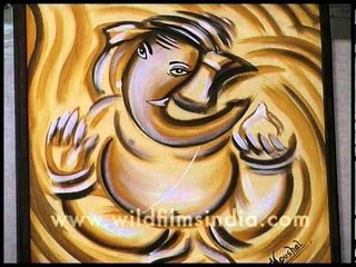 Indian paintings at Dilli Haat