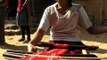 Weaving traditional Lotha Naga sarong using narrow loin loom!