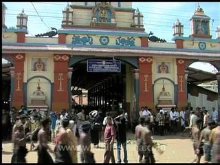 Pilgrims at Sabarimala Ayyappa shrine