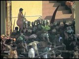 Hindu Devotees dance in Sabarimala, Kerala