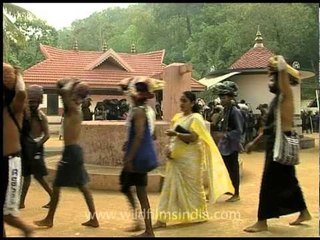 Irumudikuttu - offerings have to be carried on head throughout the trek