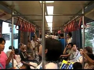 Metro ride in Kuala Lumpur