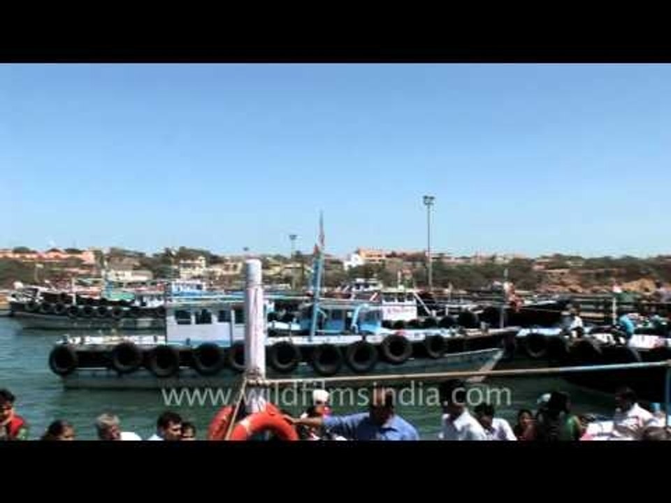 Boat harbor in Dwarka