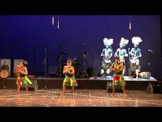 The Zambian cultural dance troupe in Delhi!