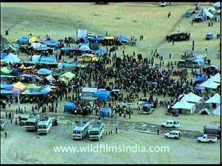 Kalchakra devotees at the pilgrim camp!