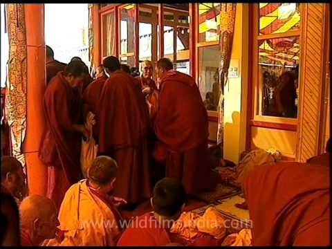 Honorable Dalai Lama at the Spiti Kalachakra...