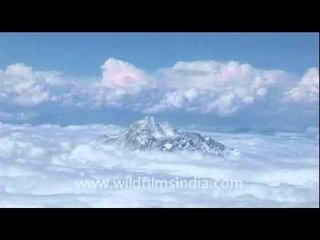 Cloud number nine : Mt. Everest from the air!