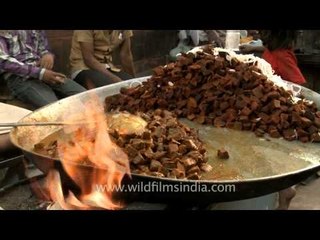 Delicate, Meaty, Chewey beef at Chandni Chowk