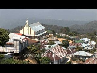 A modern mizo village in Mizoram