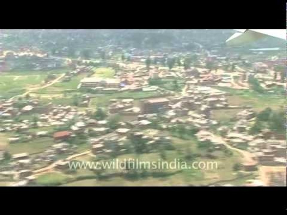 Kathmandu view from plane window!