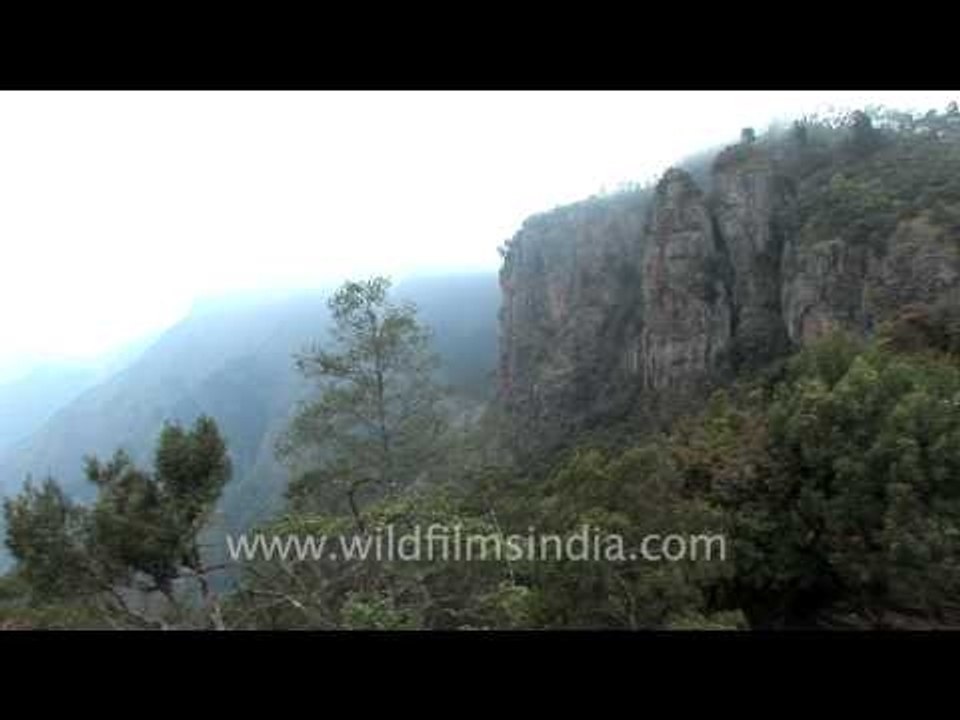 Steep (almost Himalaya like) cliffs around Kodaikanal...