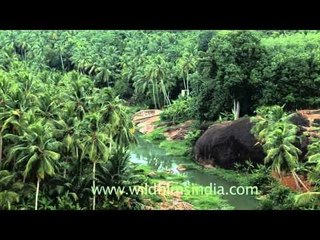 View down from the tallest and longest trough bridge in Asia!