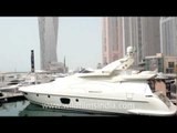 Yachts and speedboats at Dubai Marina