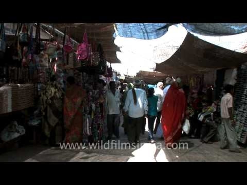 Market area in Dwarka