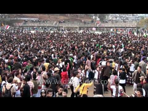 Assam Riffle ground packed with Mizos to celebrate Chapchar Kut