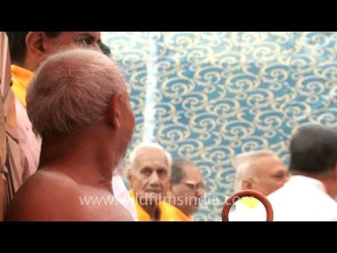 School children performing, Mahavir Jayanti