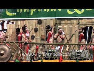 Bihu dance at the Chapchar Kut Festival