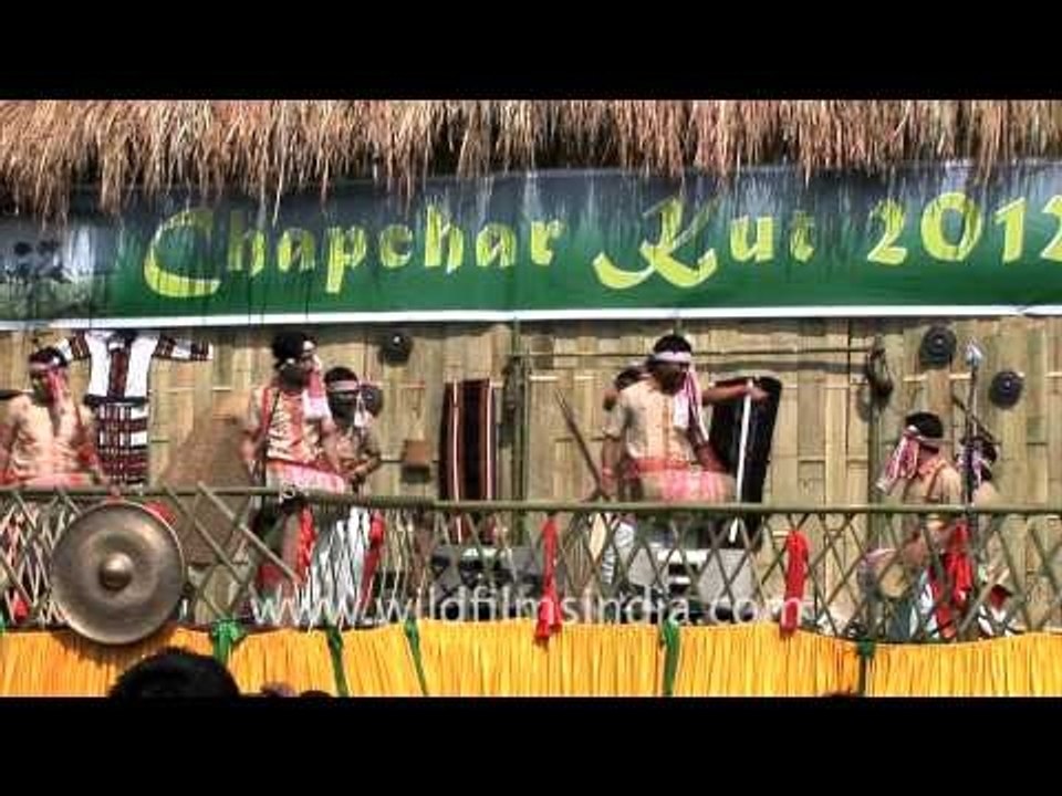 Assamese Bihu dance performed in Mizoram