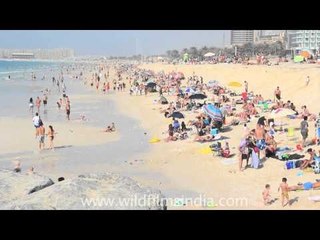 Jumeirah Beach by the Arab Tower