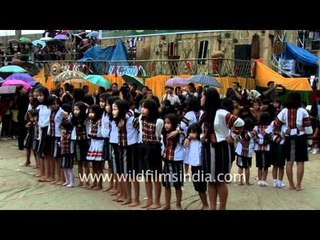 Fun and games at Chapchar kut, Mizoram