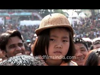 Cute Mizo Child at the Chapchar Kut Fest
