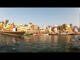 The holy river side of Varanasi