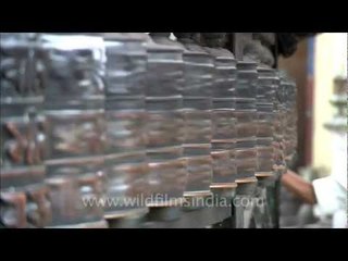 Prayer wheels at Swayambhunath Stupa