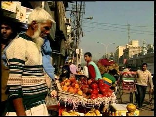 Rickshaw pullers in Chandni Chowk, Delhi
