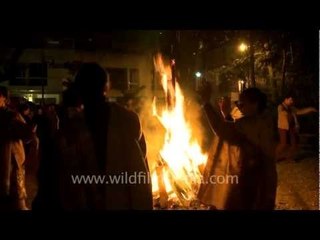 Lohri in Safdarjung Enclave, New Delhi
