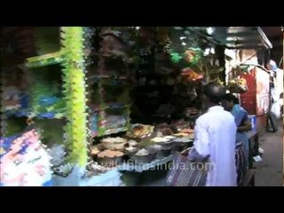 Shops in narrow alleyways, Kolkata