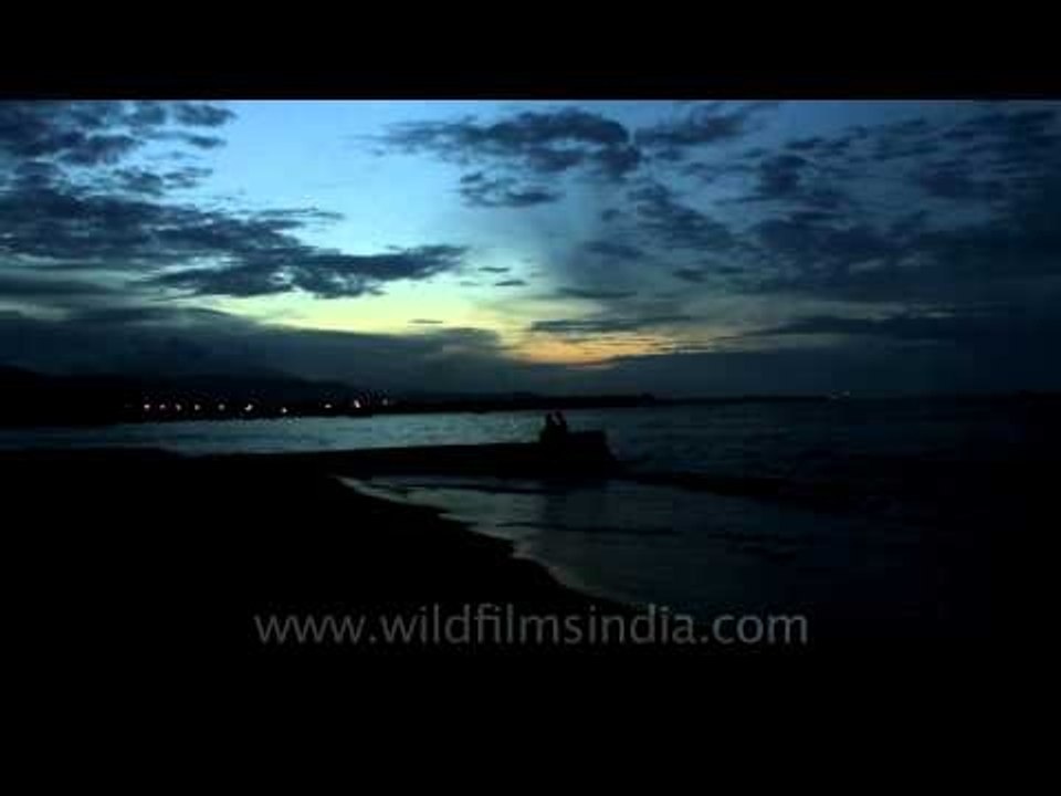 An evening at the beach, Timor