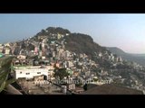 A glorious morning in crowded Aizawl, Mizoram