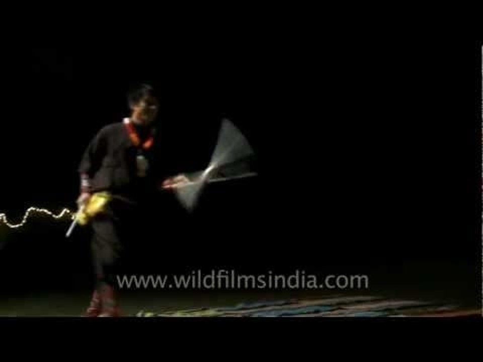 Manipur stick dance