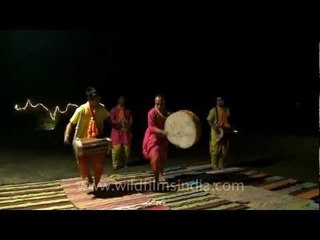 Manipuri drum dance