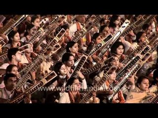Largest number of Sitars, mass recital
