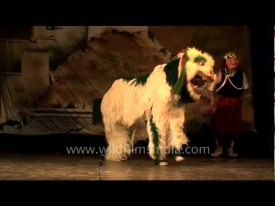 Tibetan Snow lion dance
