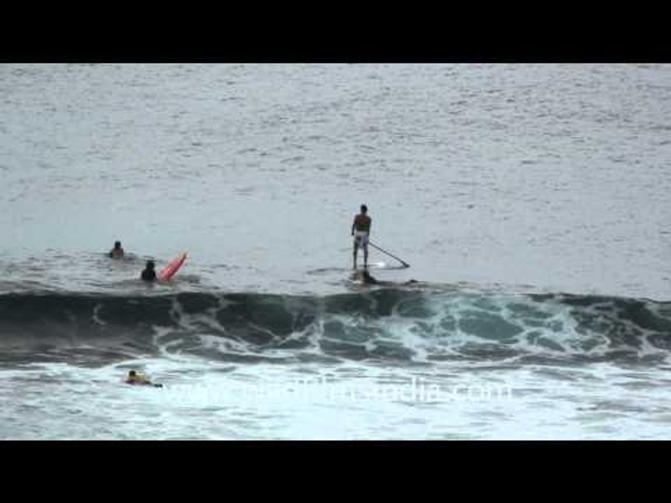 Surfer's evening at Kuta, Bali