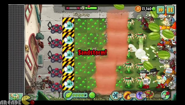 Plants Vs Zombies 2 Dark Ages (NO BOOSTED PLANTS) Extreme Super Challenge August 13 Piñata Party