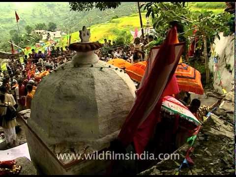 Pilgrims in a state of trance